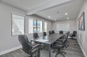 Business center & conference room
